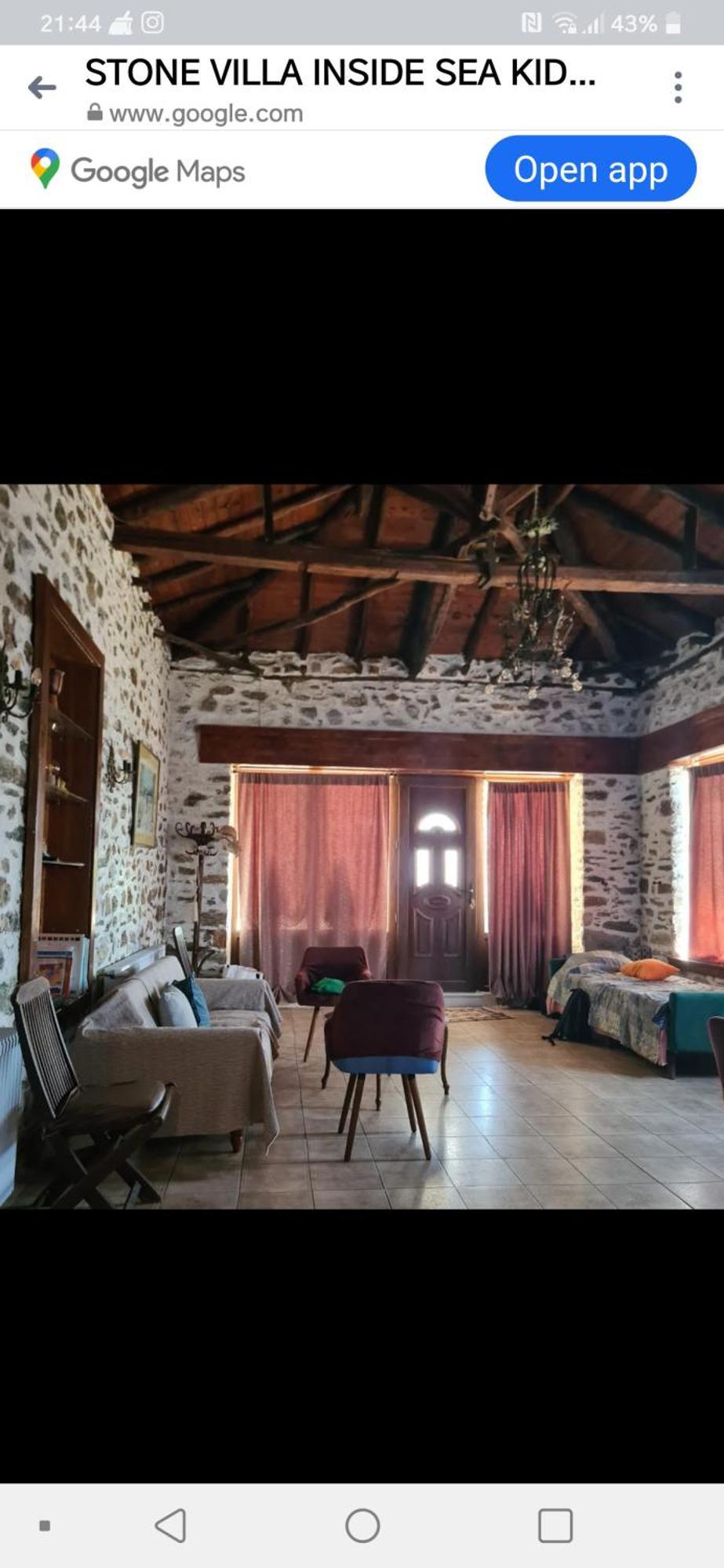 Stone Villa Inside Sea- Kids'Land Platanidia 외부 사진