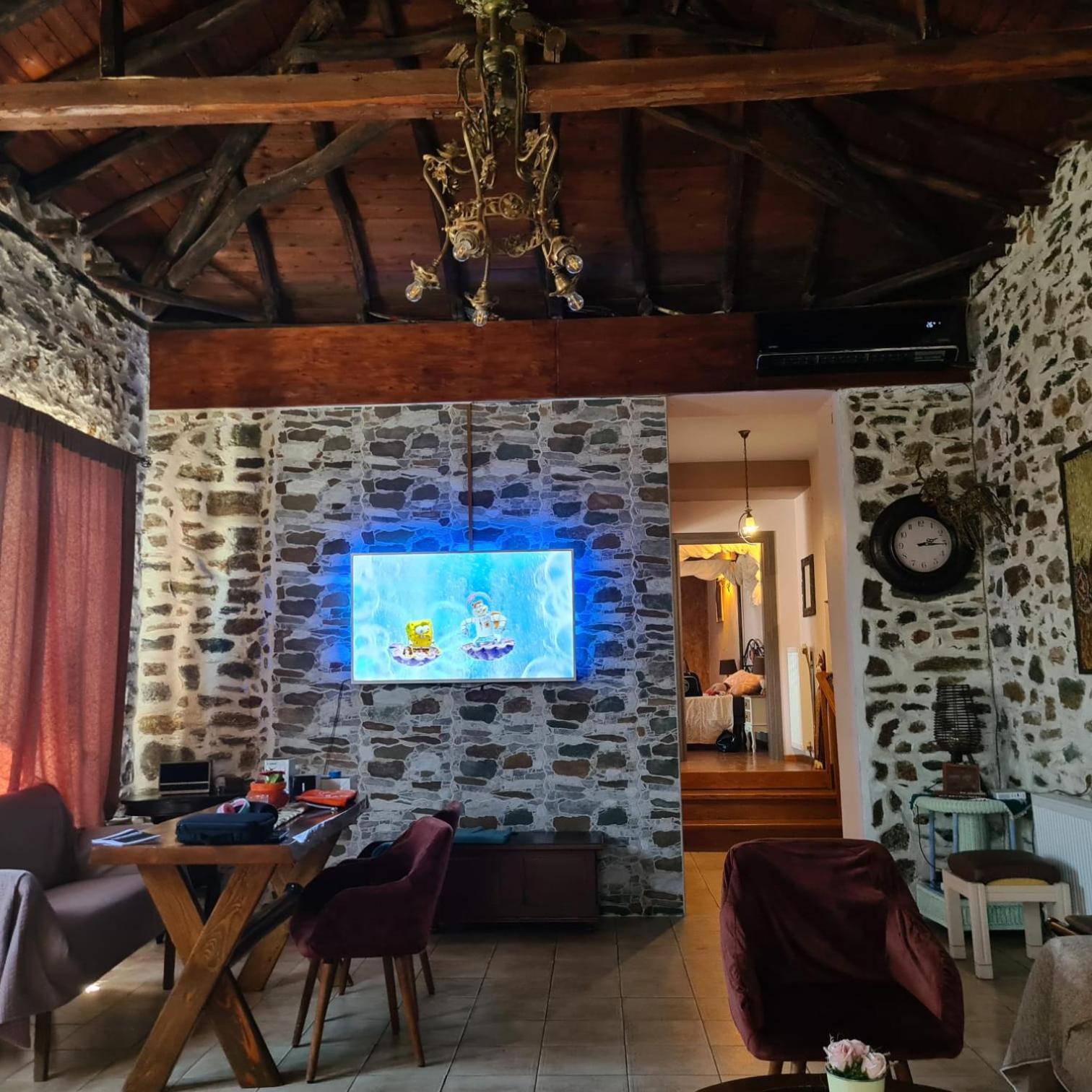 Stone Villa Inside Sea- Kids'Land Platanidia 외부 사진